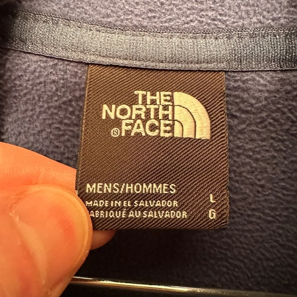 The North Face Men’s Lightweight Fleece Jacket Blue‎ Size Large Full Zip